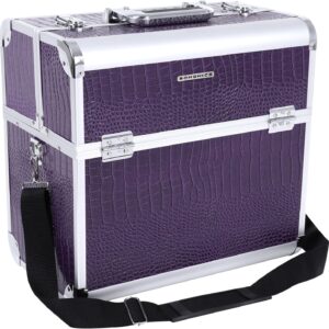 Maleta Aluminio Luxe purple