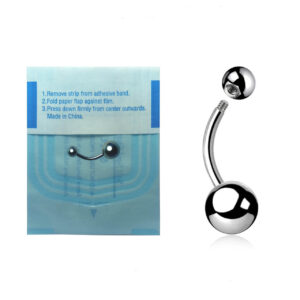 Banana titanio ombligo estéril