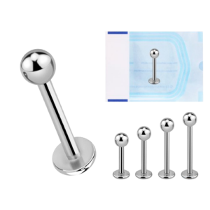 Labret acero estéril