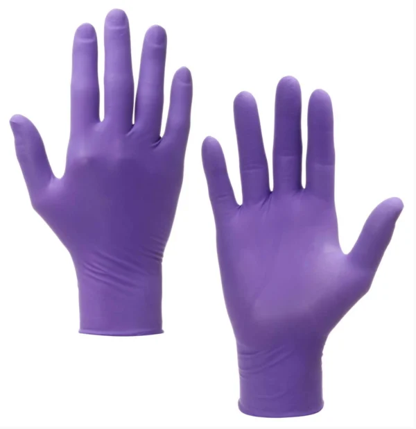 Guantes de Nitrilo Violetas