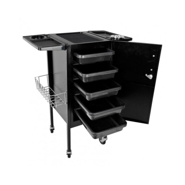 Mesa de trabajo con cajones Cubic Black - Imagen 2