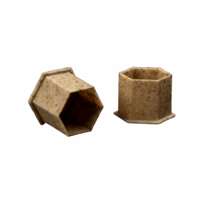 Cápsulas biodegradables hexagonales Unistar