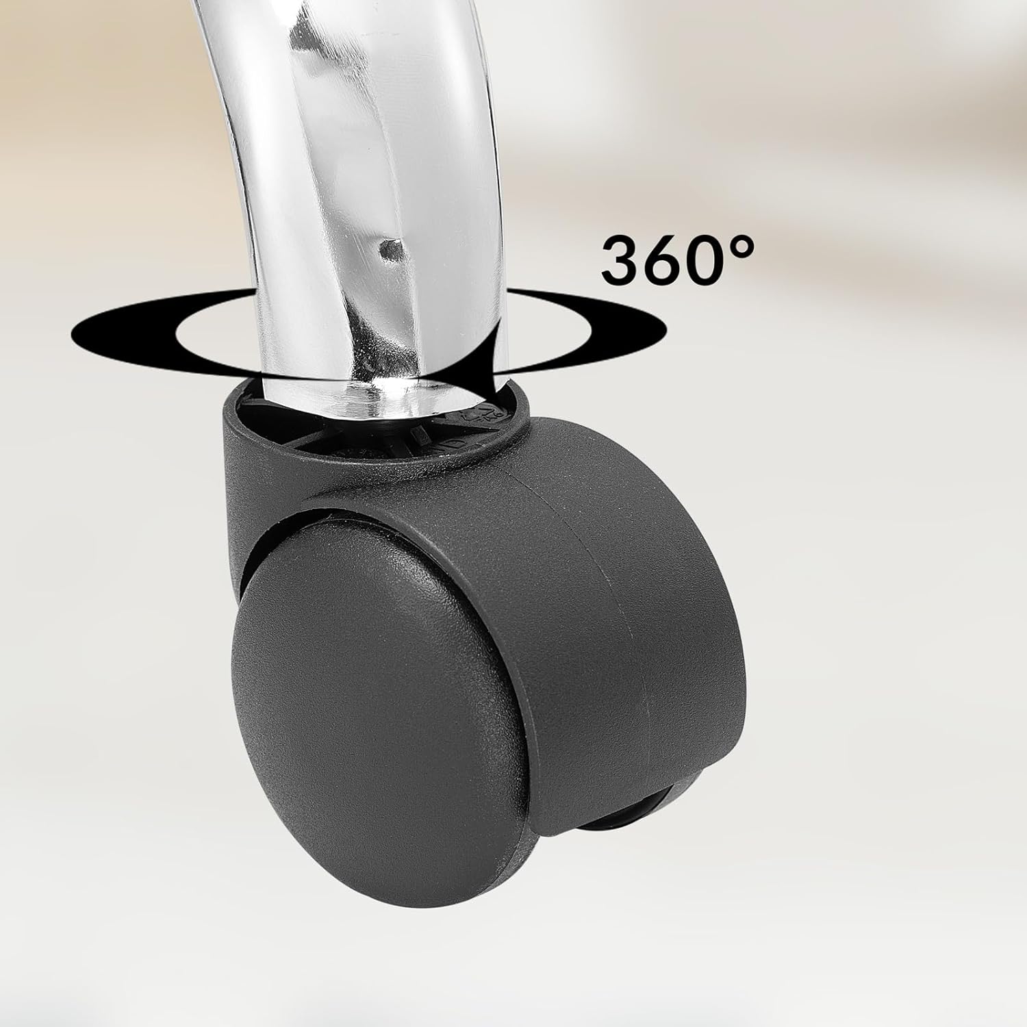 Taburete con respaldo Blanco - Imagen 6