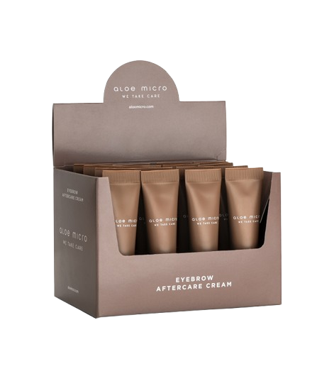 Expositor Eyebrow Aftercare Cream By Aloe Micro