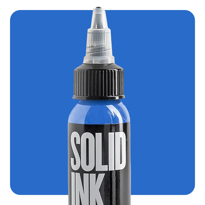 Nice Blue Solid Ink