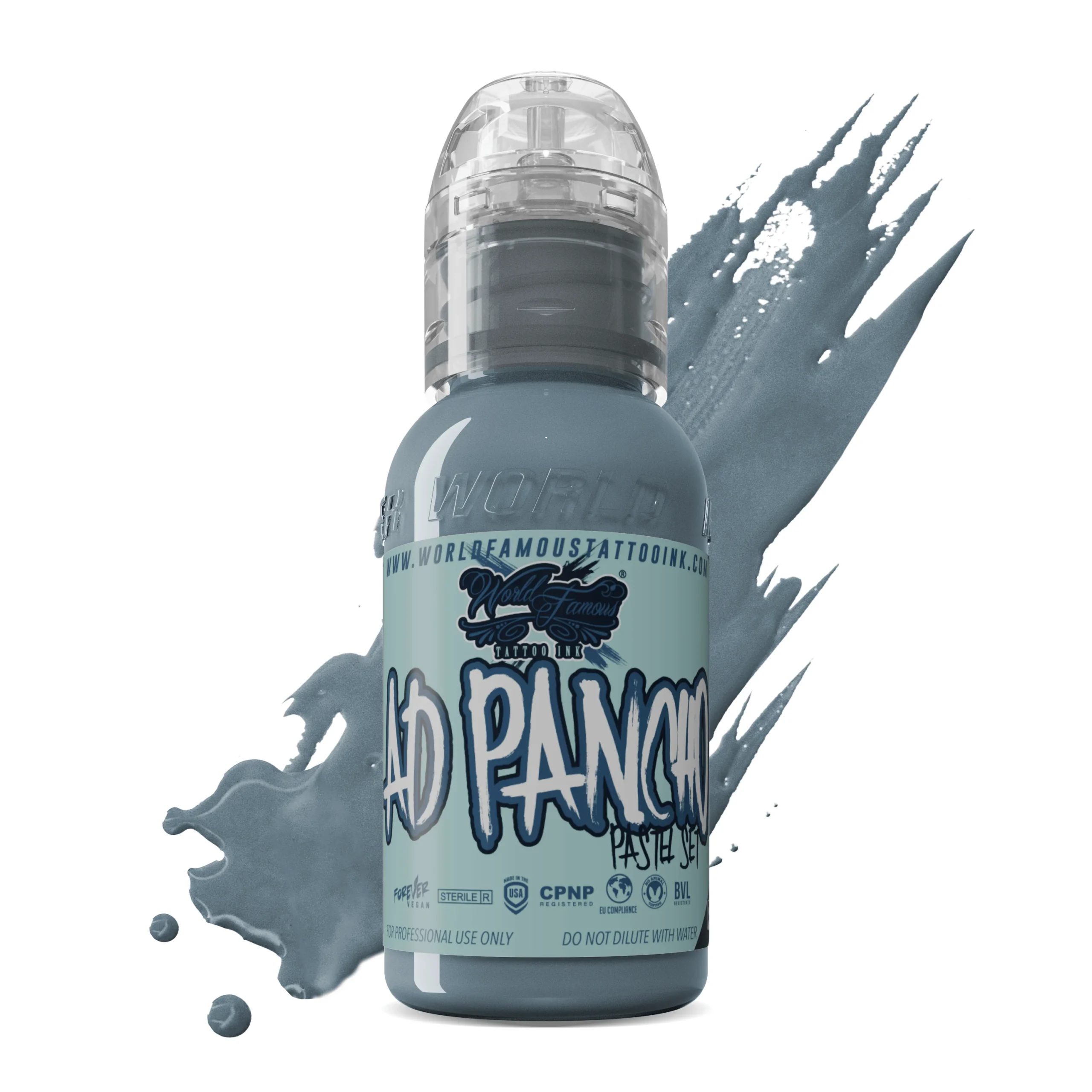A.D. Pancho Pastel Grey Set World Famous Ink - Imagen 3