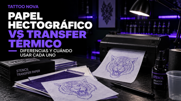 Papel hectografico vs transfer termico