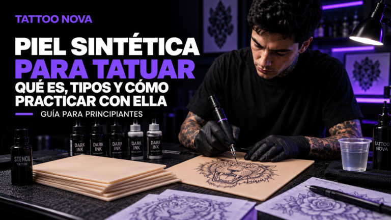 piel sintética para tatuar