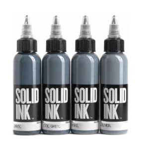Set Opaque Grey Solid Ink