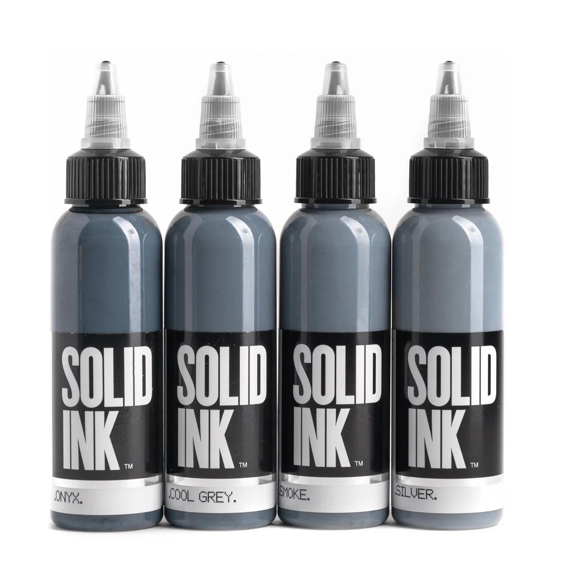 Set Opaque Grey Solid Ink
